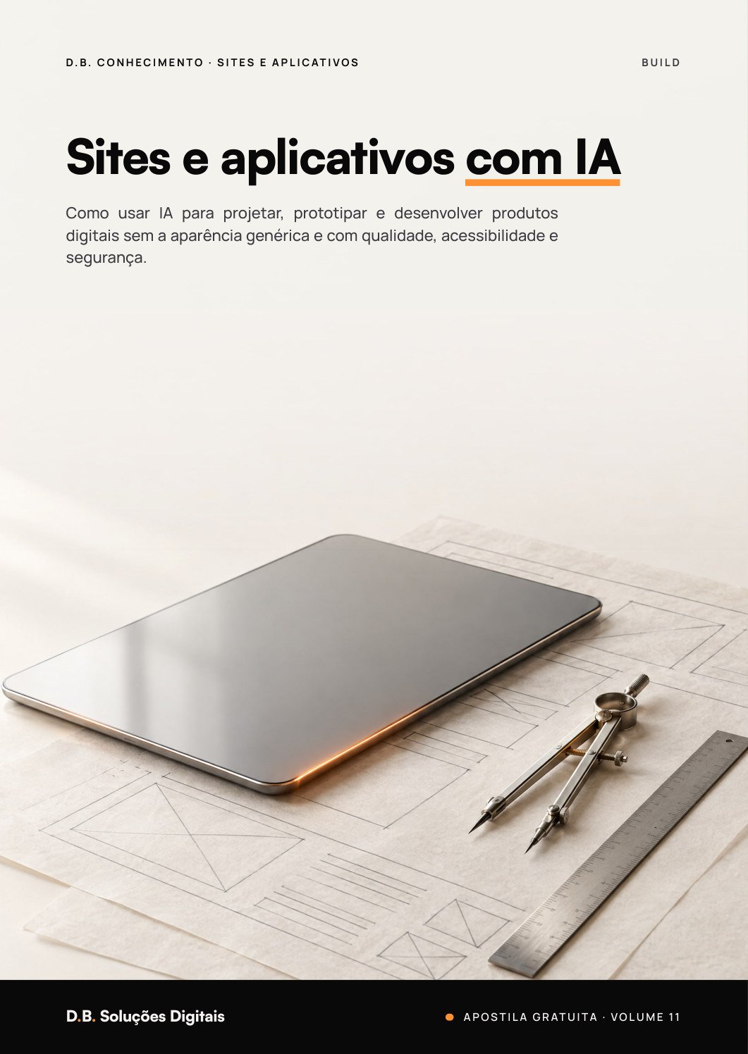 Capa da apostila Sites e aplicativos com IA: do design ao código confiável
